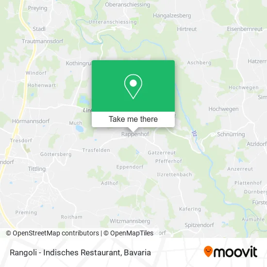 Карта Rangoli - Indisches Restaurant