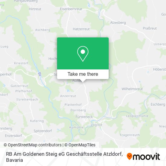 RB Am Goldenen Steig eG Geschäftsstelle Atzldorf map