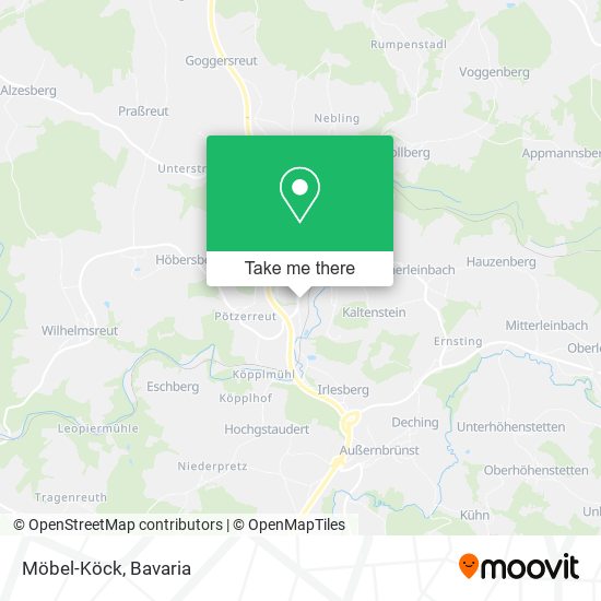 Карта Möbel-Köck