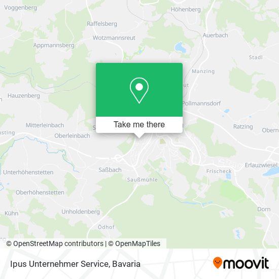 Ipus Unternehmer Service map
