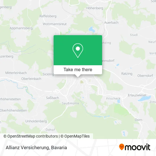 Карта Allianz Versicherung