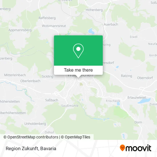 Карта Region Zukunft