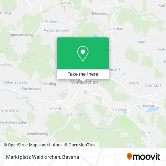 Marktplatz Waldkirchen map