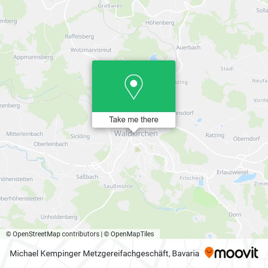 Michael Kempinger Metzgereifachgeschäft map