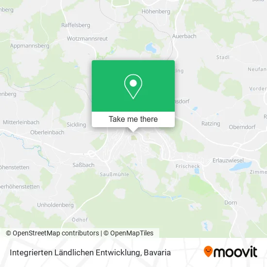 Карта Integrierten Ländlichen Entwicklung