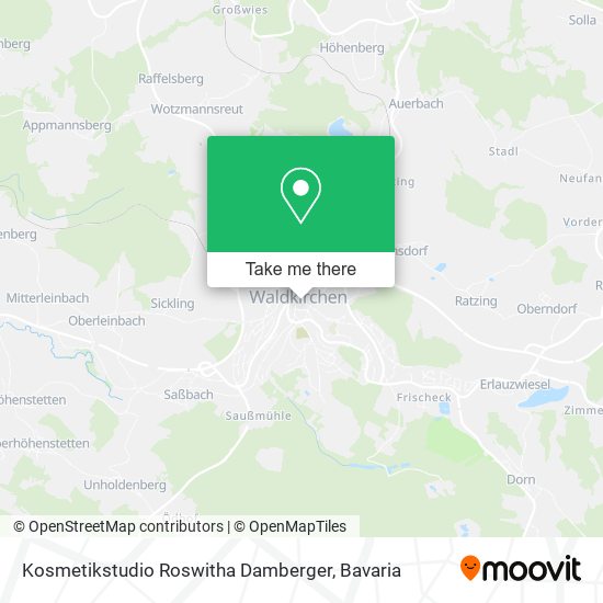 Kosmetikstudio Roswitha Damberger map