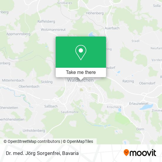 Dr. med. Jörg Sorgenfrei map