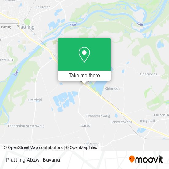 Plattling Abzw. map