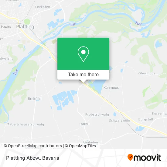 Карта Plattling Abzw.