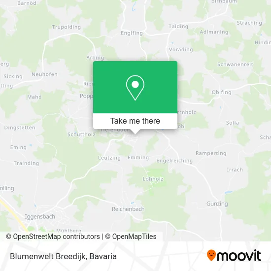 Карта Blumenwelt Breedijk