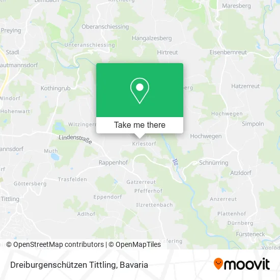 Карта Dreiburgenschützen Tittling