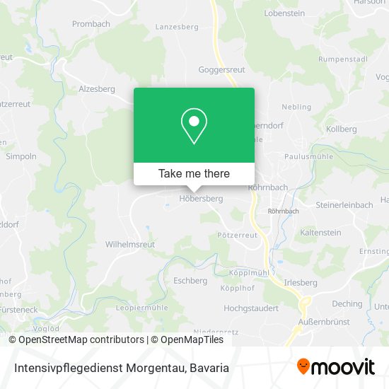 Intensivpflegedienst Morgentau map