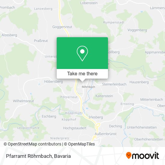 Pfarramt Röhrnbach map