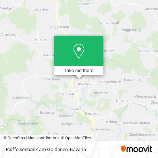 Raiffeisenbank am Goldenen map