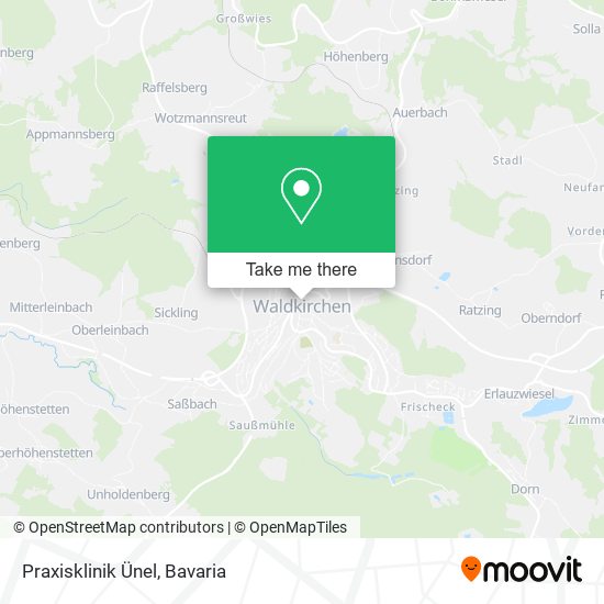 Praxisklinik Ünel map