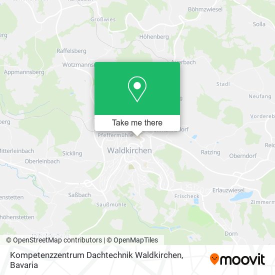 Kompetenzzentrum Dachtechnik Waldkirchen map