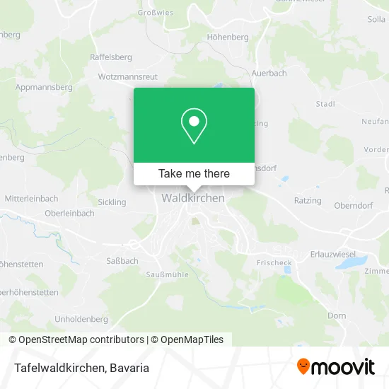 Карта Tafelwaldkirchen