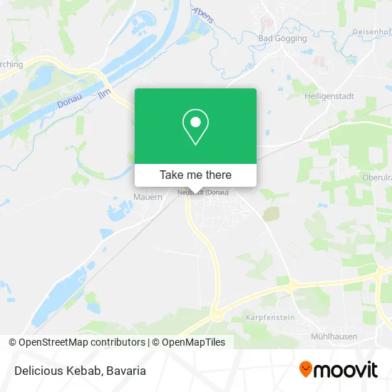 Карта Delicious Kebab