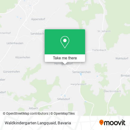 Waldkindergarten Langquaid map