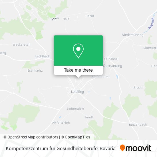 Kompetenzzentrum für Gesundheitsberufe map