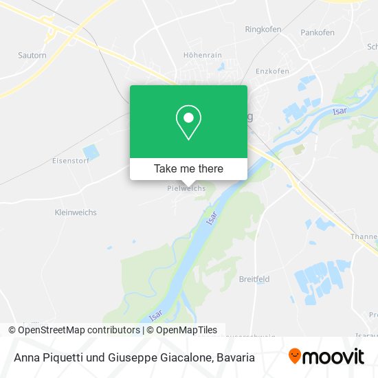 Anna Piquetti und Giuseppe Giacalone map