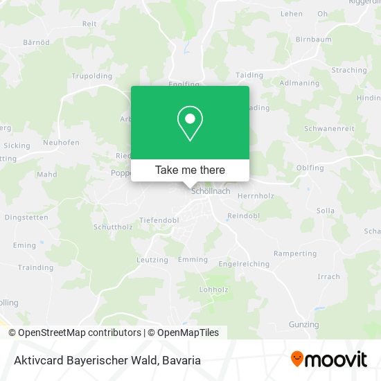 Карта Aktivcard Bayerischer Wald