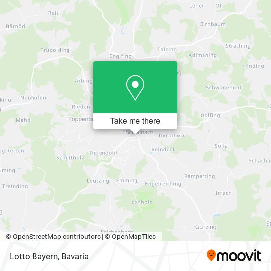 Lotto Bayern map