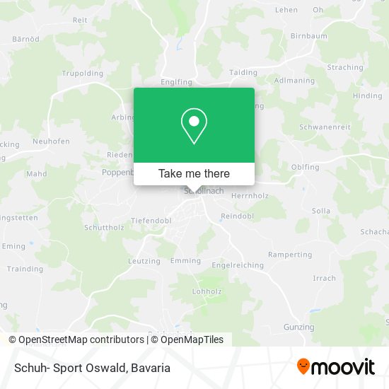 Schuh- Sport Oswald map