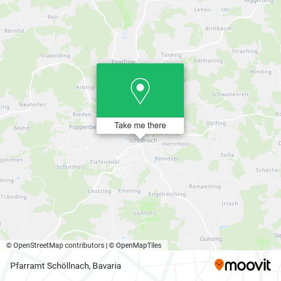 Pfarramt Schöllnach map
