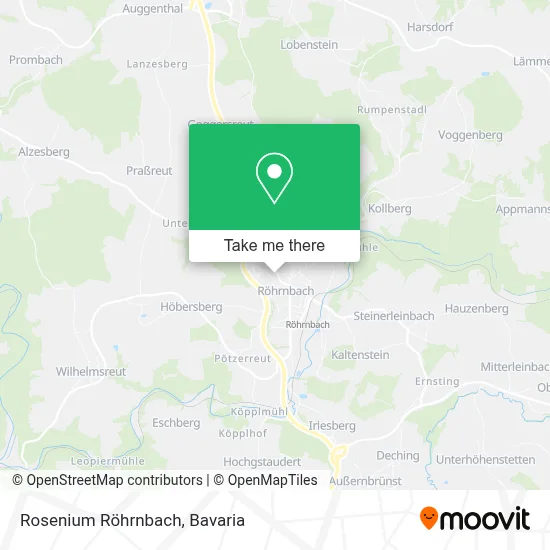 Rosenium Röhrnbach map