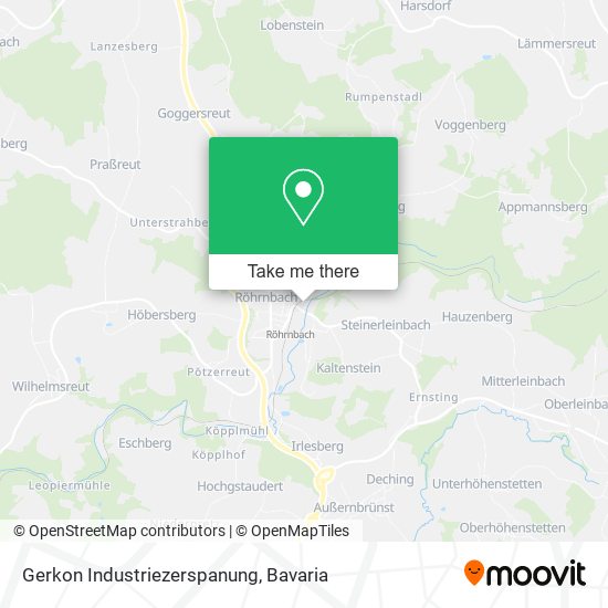 Gerkon Industriezerspanung map