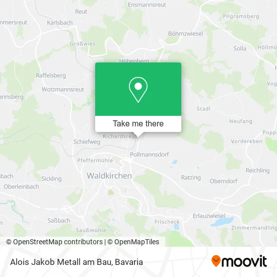 Карта Alois Jakob Metall am Bau