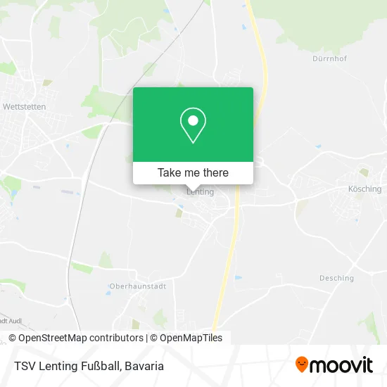 Карта TSV Lenting Fußball