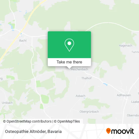 Карта Osteopathie Altnöder