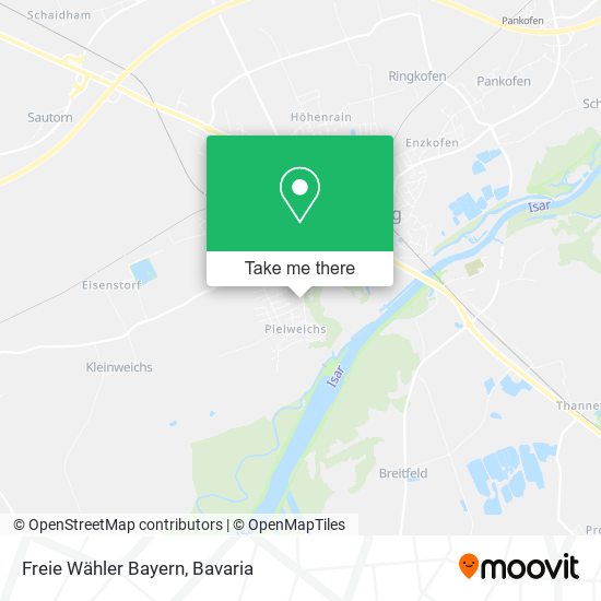 Freie Wähler Bayern map