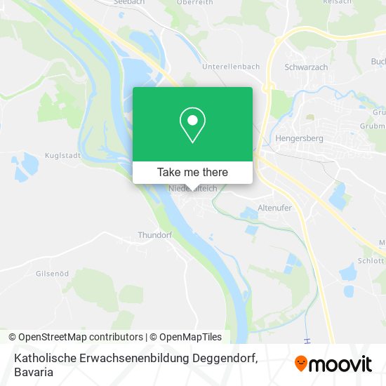 Katholische Erwachsenenbildung Deggendorf map