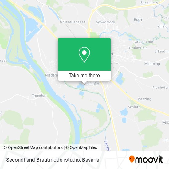 Карта Secondhand Brautmodenstudio