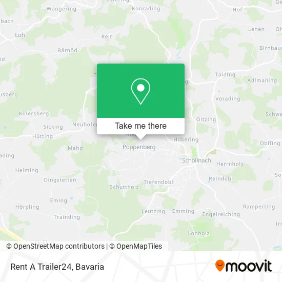 Карта Rent A Trailer24