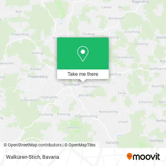 Карта Walküren-Stich