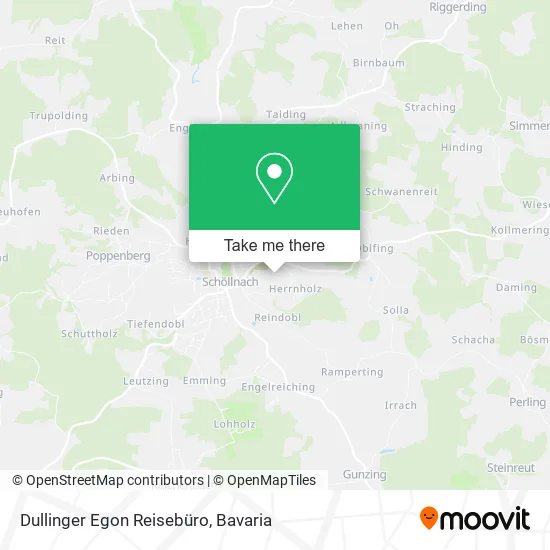 Карта Dullinger Egon Reisebüro