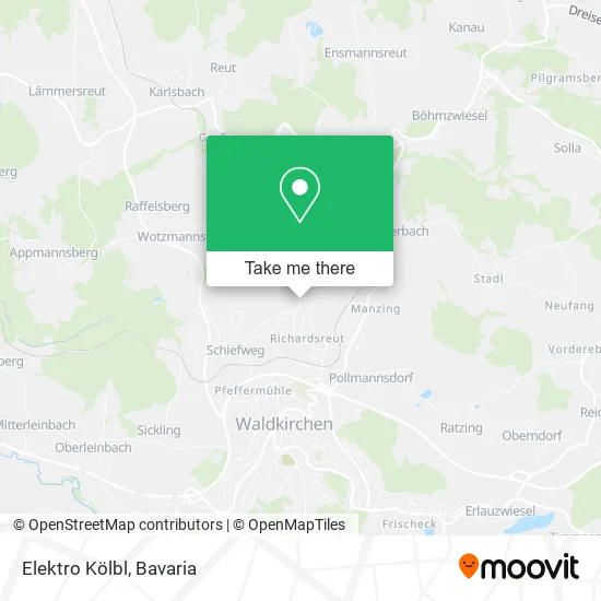 Карта Elektro Kölbl