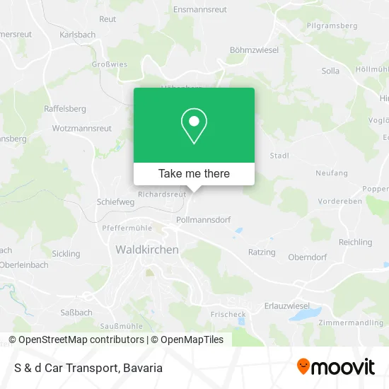 Карта S & d Car Transport