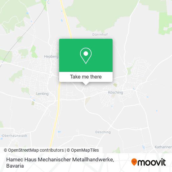 Hamec Haus Mechanischer Metallhandwerke map