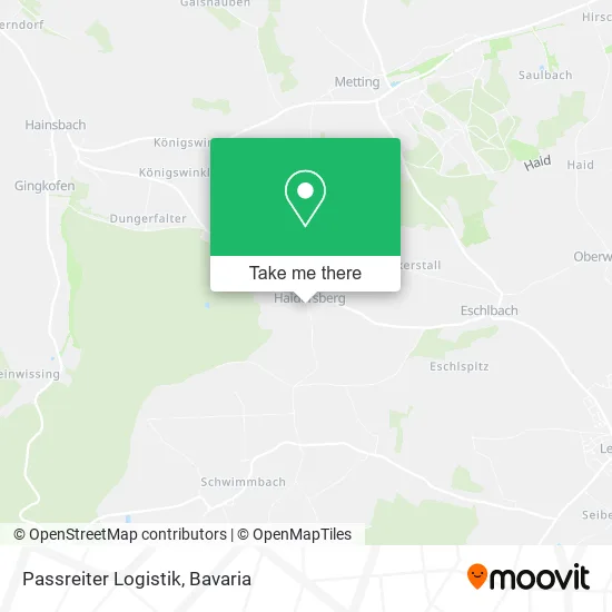 Карта Passreiter Logistik