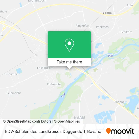 EDV-Schulen des Landkreises Deggendorf map