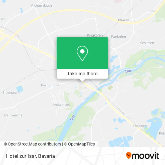 Карта Hotel zur Isar
