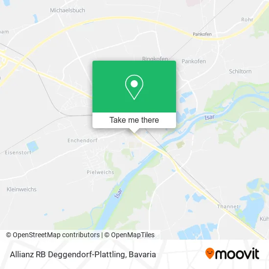 Карта Allianz RB Deggendorf-Plattling
