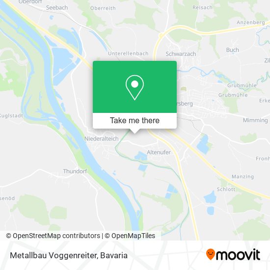 Metallbau Voggenreiter map