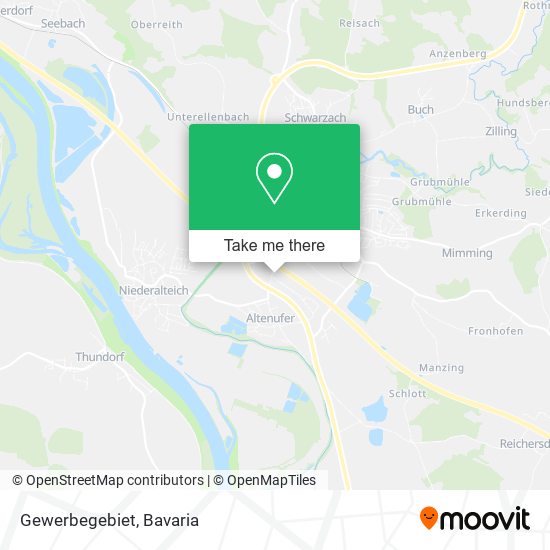 Gewerbegebiet map