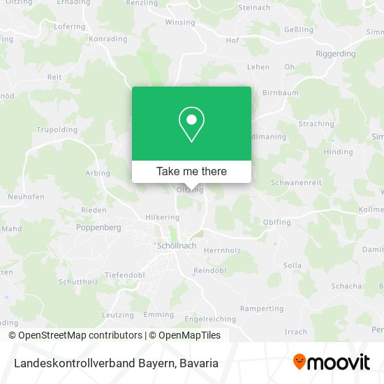 Landeskontrollverband Bayern map